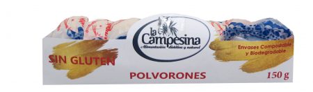 POLVORONES SIN GLUTEN MAIZ S/A CANELA-ALMENDRA