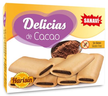 SANAVI HARISIN DELICIAS CACAO SIN GLUTEN
