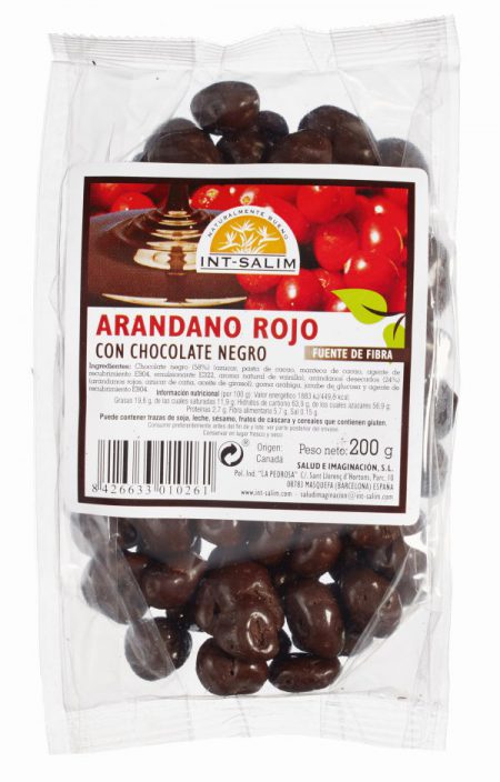 ARANDANO ROJO CON CHOCOLATE NEGRO