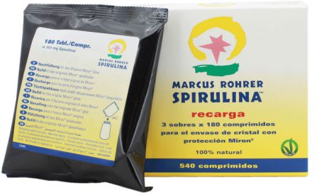 ESPIRULINA 540 COM RECARGA MARKUS ROHER