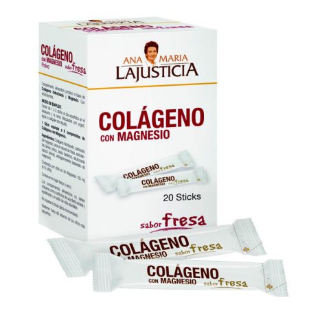 LAJUSTICIA-COLAGENO MAGNESIO FRESA STICKS