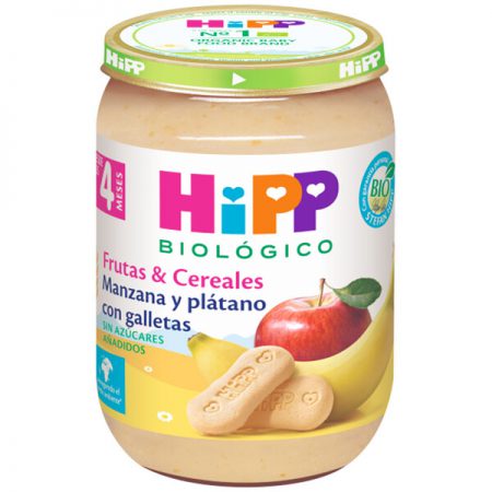 HIPP POTITO MANZANA-PLATANO-GALLETAS BIO