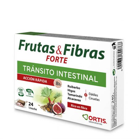 FORTE FRUTA Y FIBRA 24 CUBOS