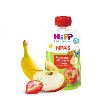 HIPP BOLSITA MANZANA-PLATANO-FRESA