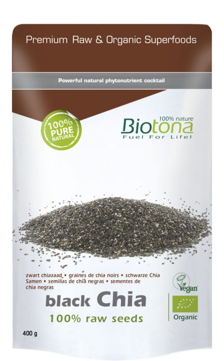 BIOTONA BLACK CHIA SEED RAW 400g BIO