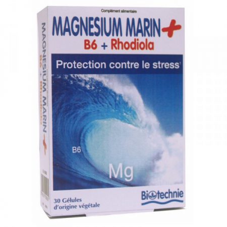 MAGNESIO MARINO+B6+RHODIOLA BIOTECHNIE
