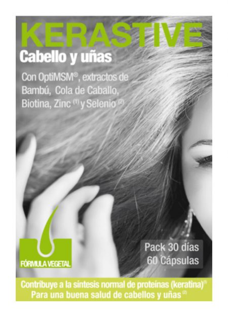 KERASTIVE VEGAN CABELLO UÑAS VEGETAL 60 CAP