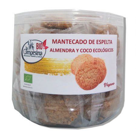 *BIO CILINDRO MANTECADOS ALM-COCO VEGANO