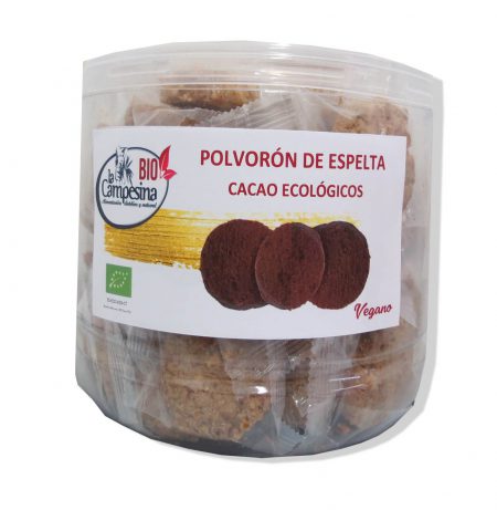 *BIO CILINDRO POLVORONES CACAO VEGANO