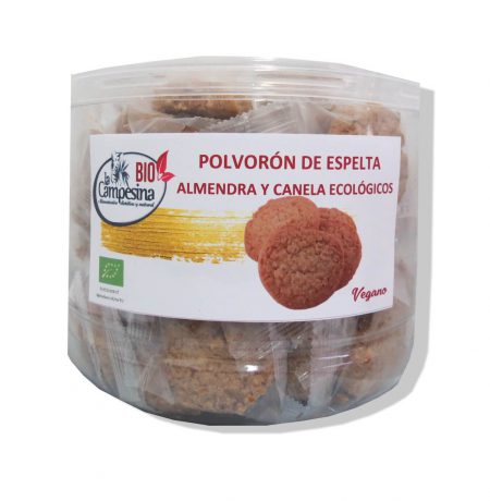 *BIO CILINDRO POLVORONES ALMEN-CANELA VEGANO