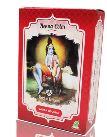 CAOBA OSCURO HENNA POLVO RADHE SHYAM