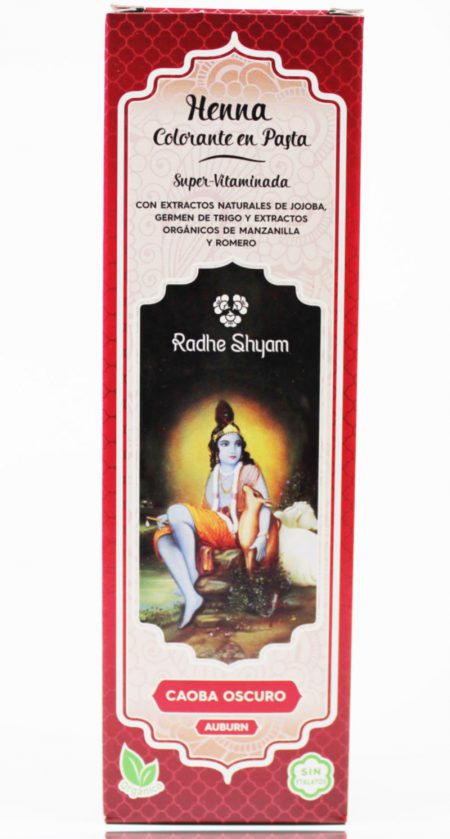 CAOBA OSCURO HENNA PASTA RADHE SHYAM