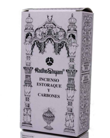 RADHE SHYAM-ESTORAQUE INCIENSO GRANO+CARBONES