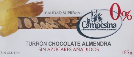 TURRON CHOCO-ALMENDRA S/A S/GLUTEN