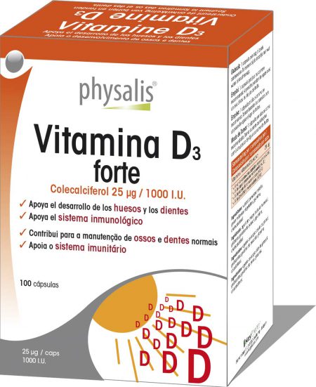 PHYSALIS-VITAMINE D3 FORTE 100 CAP