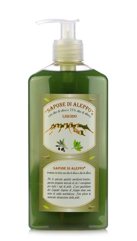 CARONE JABON ALEPO LIQUIDO 25%LAUREL 400 ML