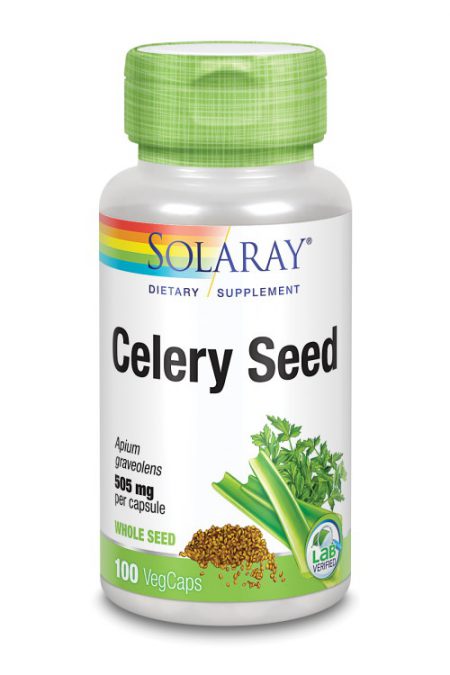 CELERY SEED 505 MG 100 CAP SOLARAY