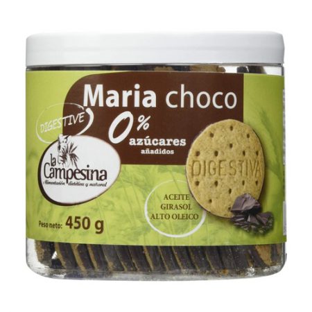 BOTE MARIA CHOCO 0% AZUC. (BAÑADA) 450 GR