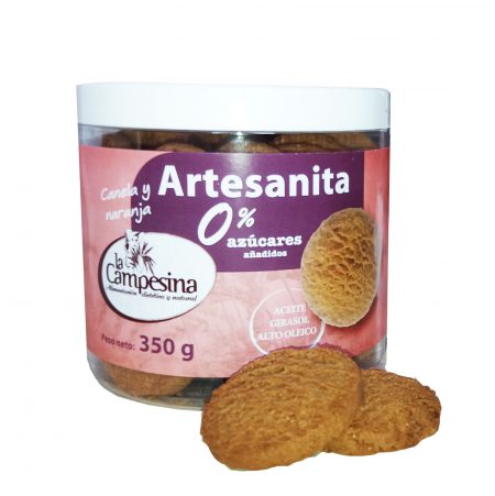 BOTE ARTESANITAS CANELA-NARANJA 0% AZUCARES 350 GR