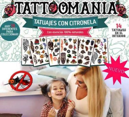 MOSQUISIN TATUAJES CITRONELLA (14 UDS) TATTOOMANIA