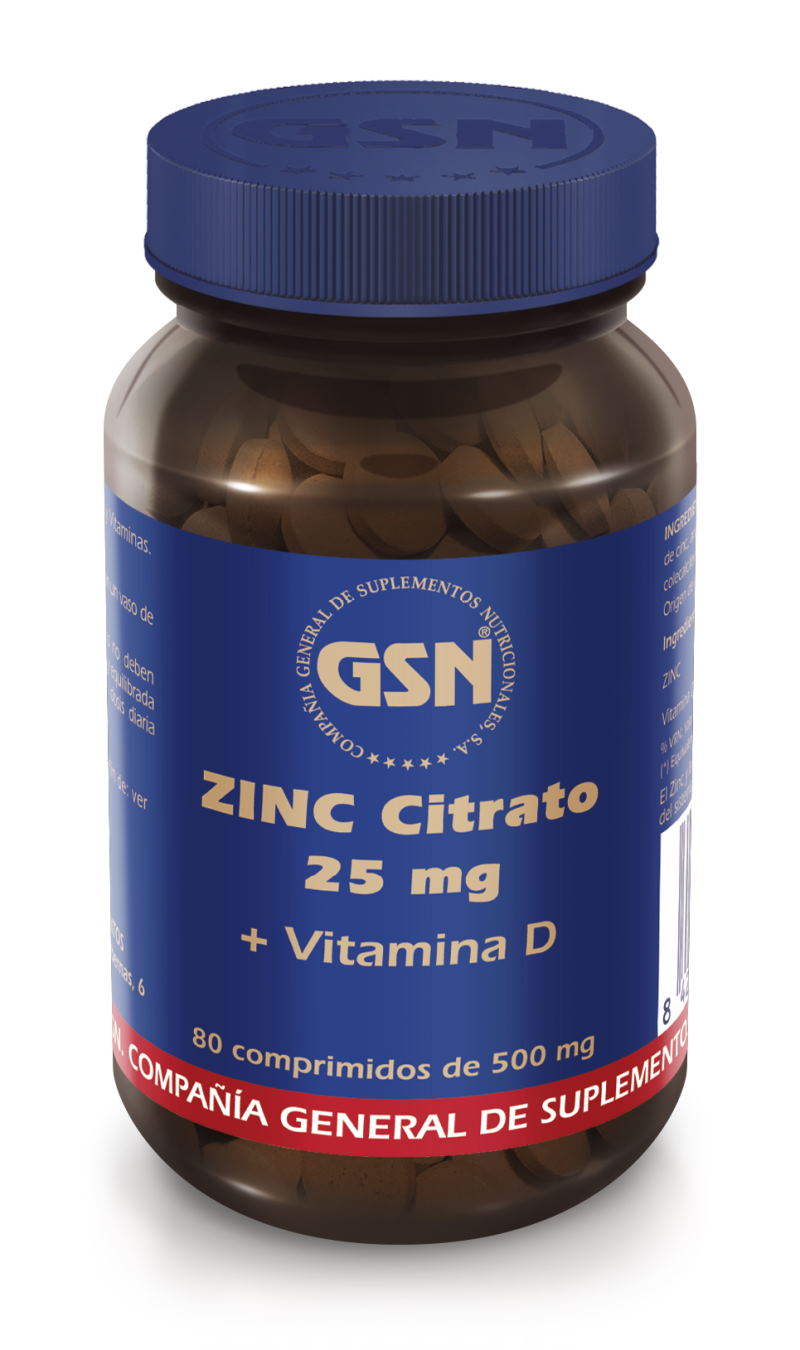 ZINC CITRATO 25MG 80 COM
