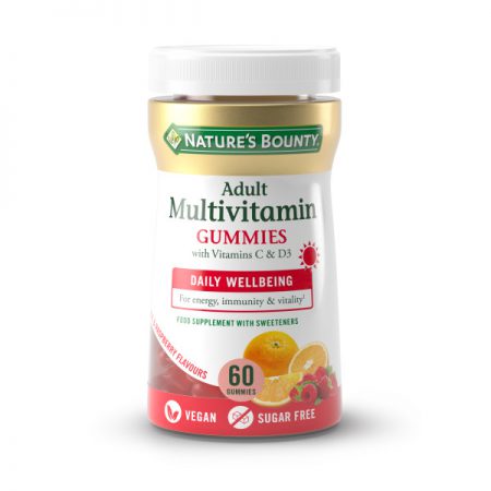 MULTIVITAMINICO ADULTOS VIT. C Y D3 60 GUMMIES