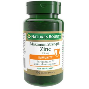 ZINC MAXIMA POTENCIA 25MG. 100 COM.