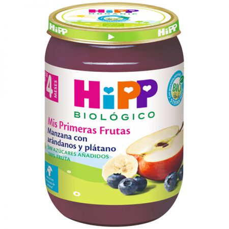 HIPP POTITO MANZANA-ARANDANO-PLATANO BIO