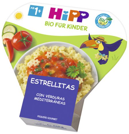 HIPP PLATOS ESTRELLITAS VERDURAS MEDITERRANEAS BIO