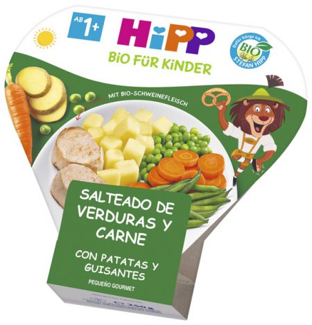 HIPP PLATOS SALTEADO VERDURAS CARNE PATATAS BIO