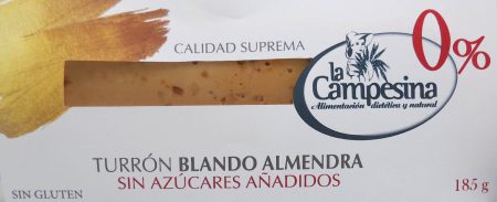 TURRON ALMENDRA BLANDO S/A S/GLUTEN