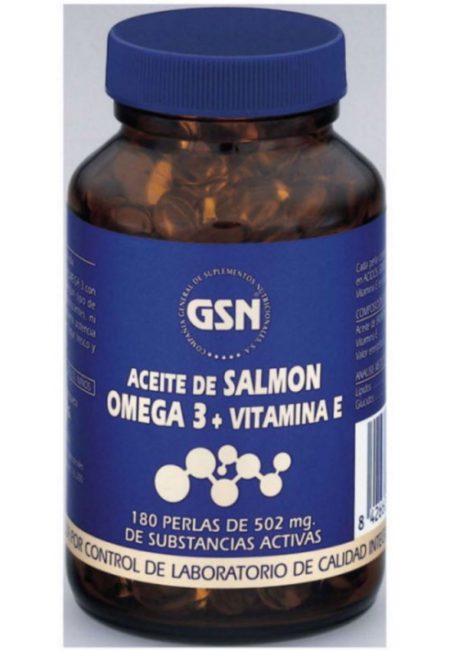 SALMON ACEITE OMEGA 3  180 PERLAS